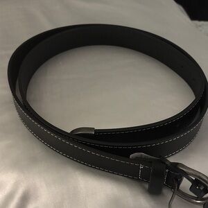 Black Leather Belt